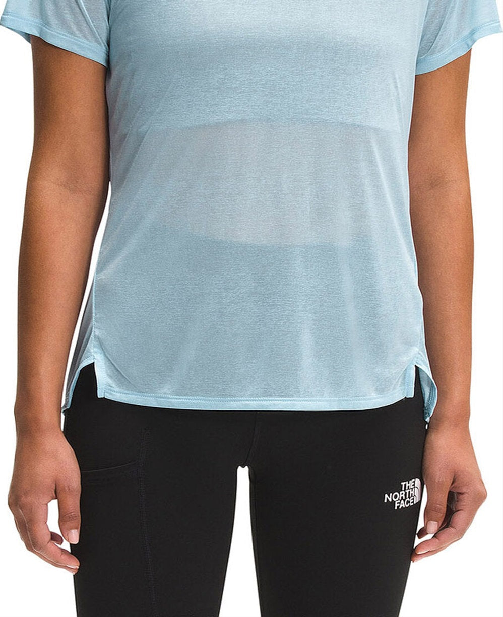 The North Face Women's Sunriser Short Sleeve Shirt Blue Size X-Large