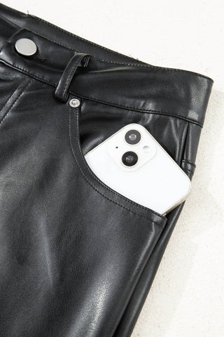 Dear Lover - Faux Leather Skirt