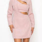 A.C.G. Los Angeles - Elegant Cut Out in Long Sleeve Mini Dress