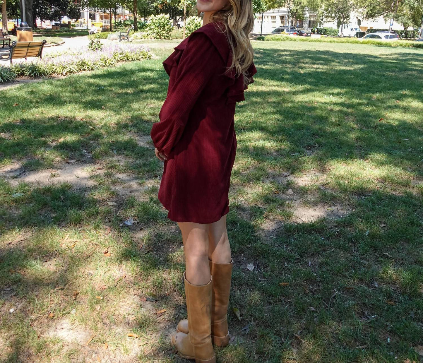Lalavon - Fine Wine Dress