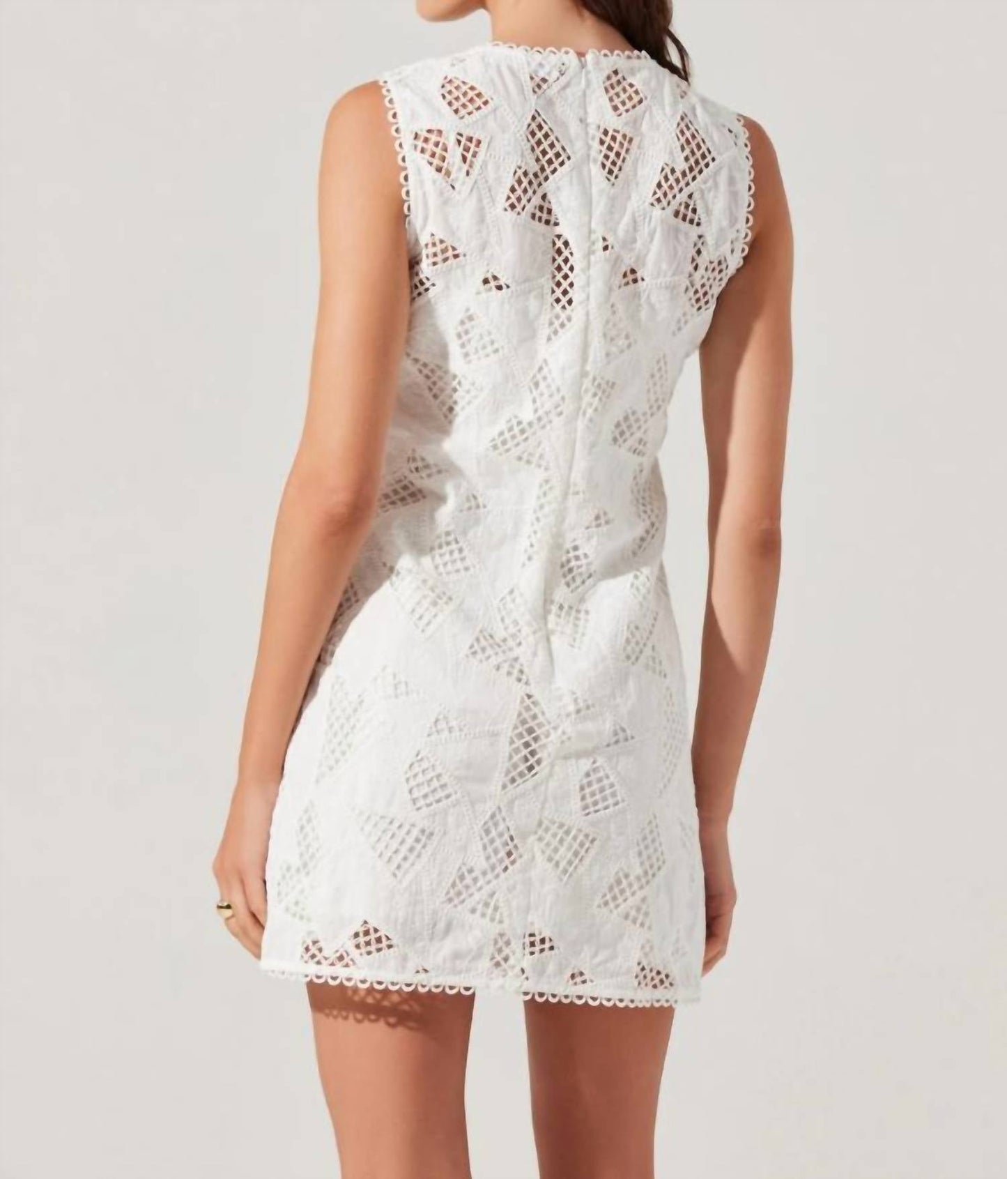 Astr - Madge Crochet Lace Mini Dress