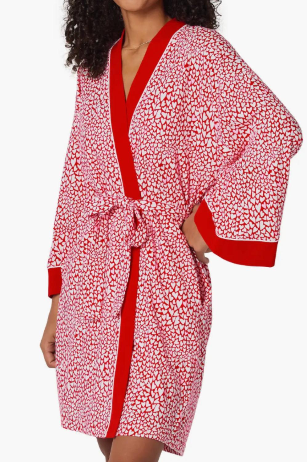 Bedhead Pjs - Bursting With Love Short Robe