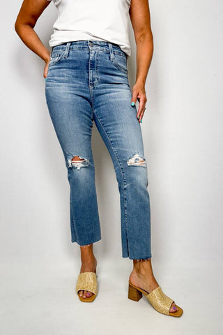 Ag Jeans - Farrah Mid-rise Bootcut Crop Jeans