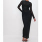 Good American - Mesh Long Sleeve Maxi