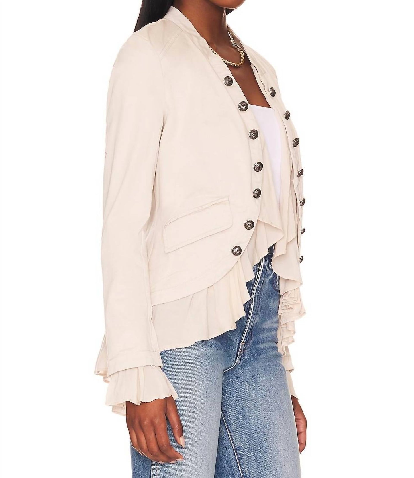 Free People - Ruffles Romance Jacket
