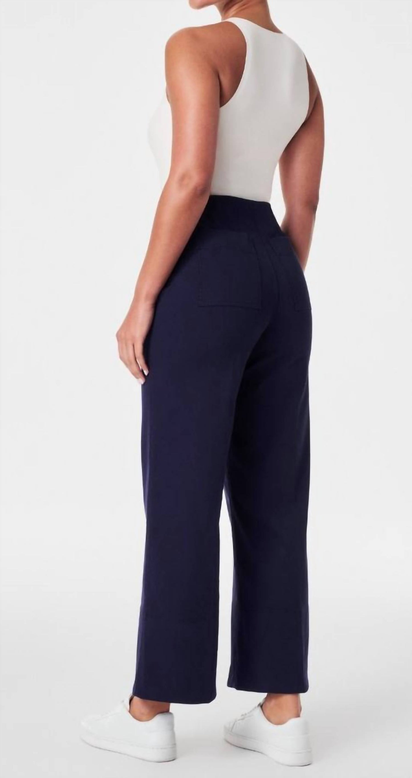Spanx - STRETCH TWILL CROPPED WIDE LEG