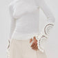Aje. - Mosaic Crochet Detail Knit Top