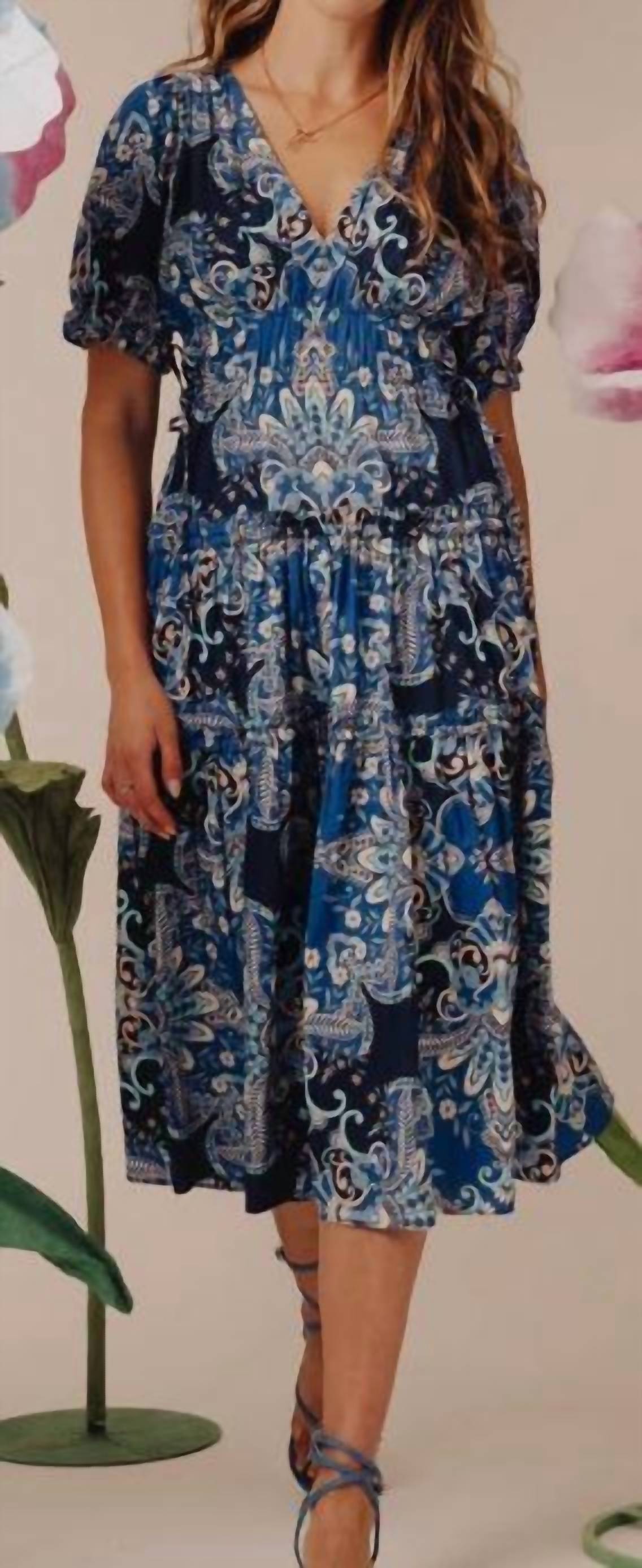 Love The Label - Sasha Print Tierred Dress
