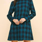 Pinch - Plaid Long Sleeve Mini Dress