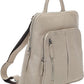 Mancini Women's Pebbled Brigette Backpack White Size Regular