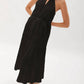 Ecru - Hathaway Embroidered Halter Dress