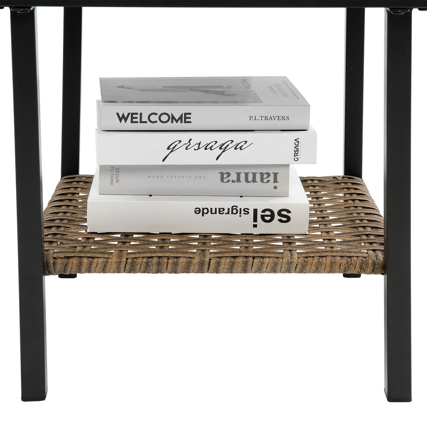 3pcs Rocking Rattan Set - Grey