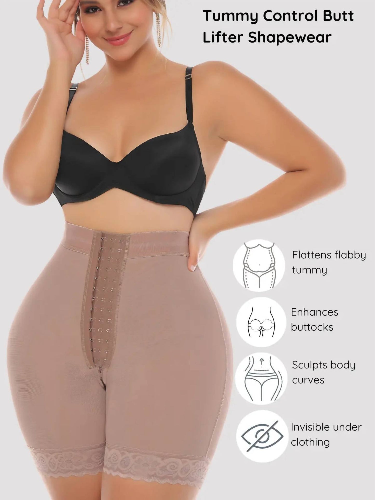 Siluets - High Waist Tummy Control Shapewear Shorts