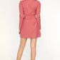 Adelyn Rae - KAYLA PINSTRIPE BELTED BLAZER DRESS