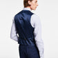 Calvin Klein Men's X Fit Slim Fit Stretch Birdseye Suit Vest Blue Size Small