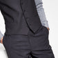 Calvin Klein Men's X Fit Stretch Solid Suit Vest Black Size Small