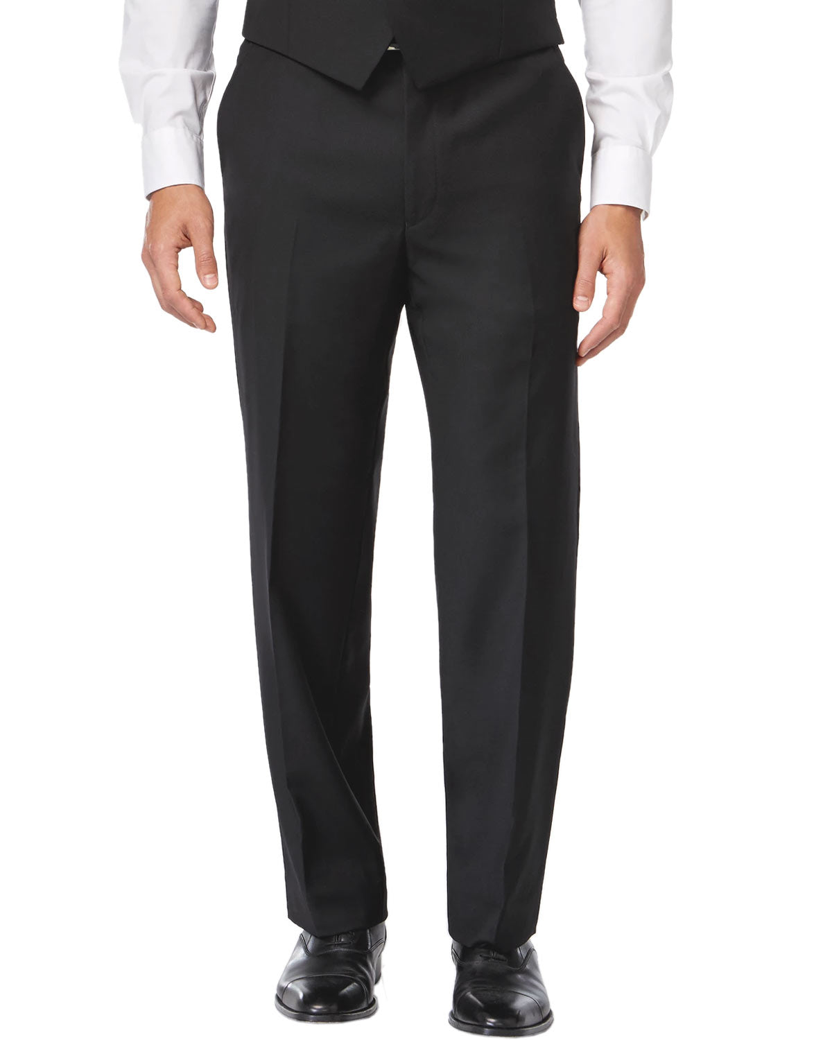 Ralph Lauren Men's Classic Fit Ultraflex Sharkskin Suit Separate Pants Black Size 50