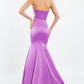 Rachel Allan - Matte Satin Two-piece Mermaid Gown