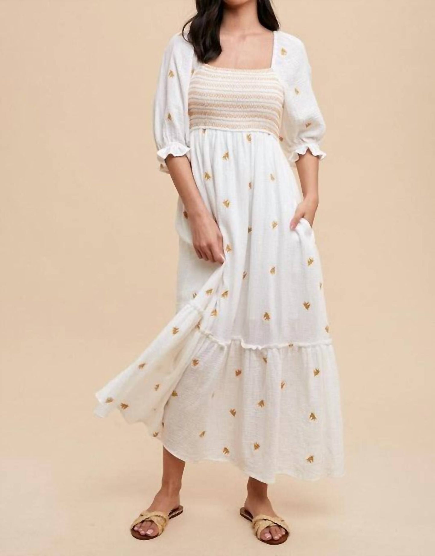 In-Loom - Isla Embroidered Maxi Dress