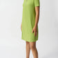 Joseph Ribkoff - Zipped Short Sleeve Mini Shift Dress