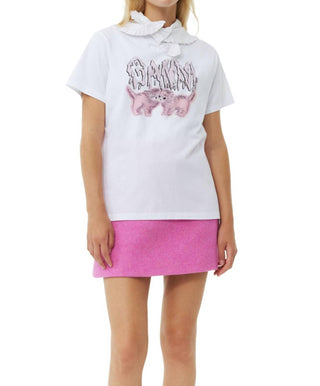 Ganni - Basic Jersey Cats Relaxed T-Shirt