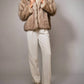 Blue B - Women's Two Tone Faux Fur Jacket