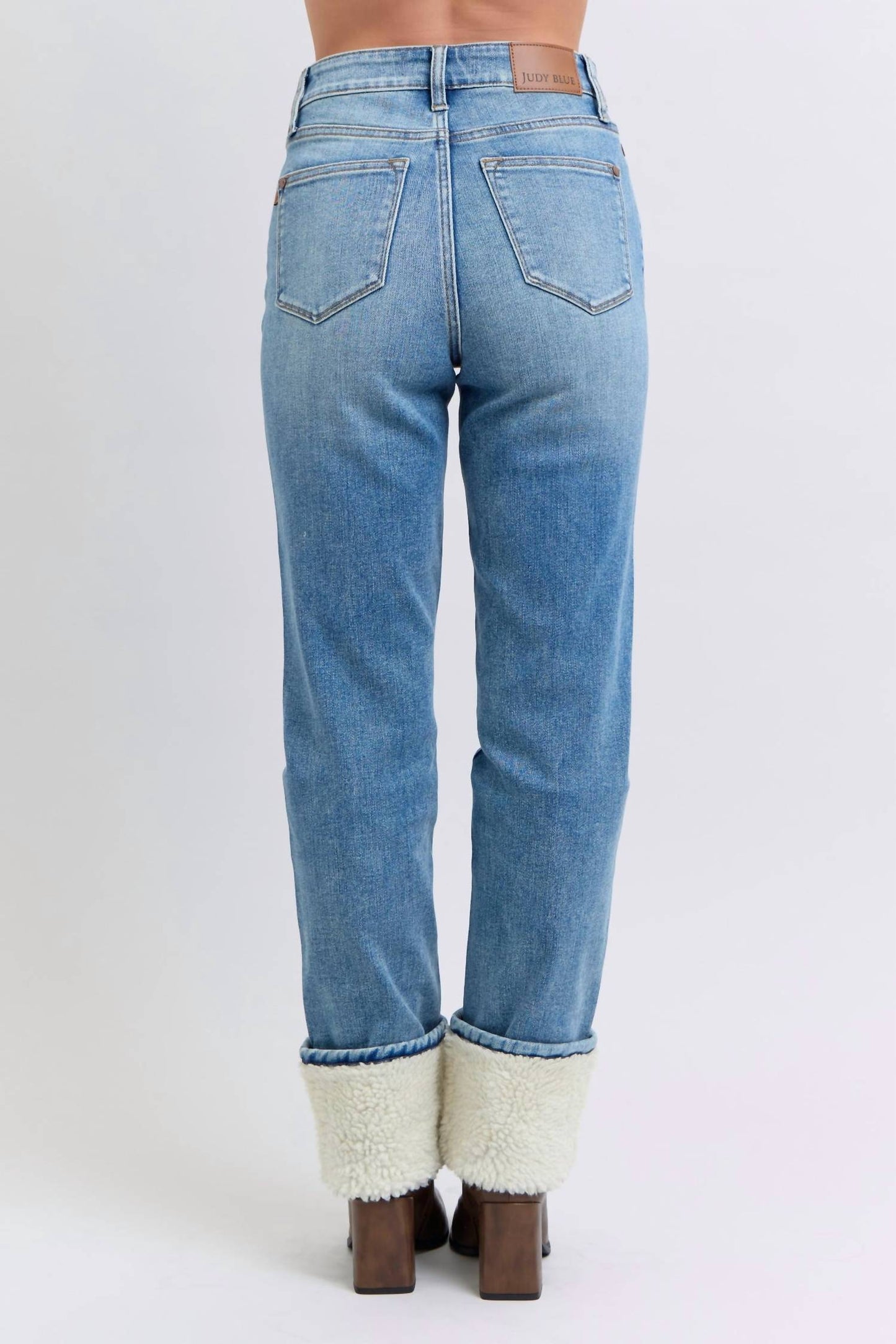 Judy Blue - Sherpa Cuffed Jeans