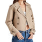 Steve Madden - Sirus Cropped Double-Breasted Trench Jacket