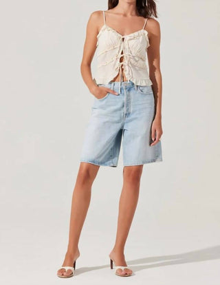 Astr - Bea Tie-front Top