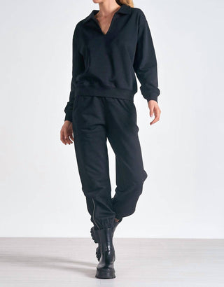 Elan - Raye V-neck Long Sleeve Top