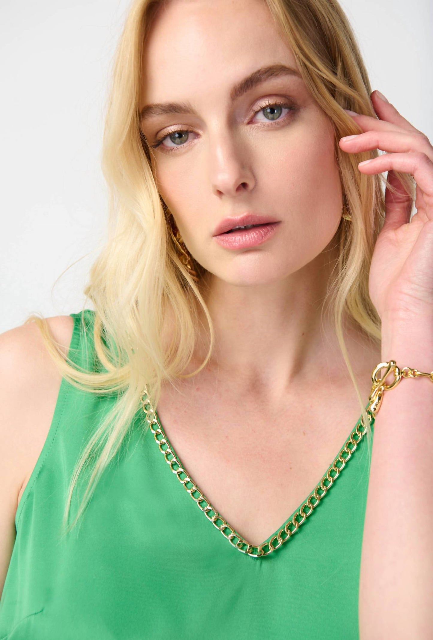 Joseph Ribkoff - Satin Cami with Chain Detail