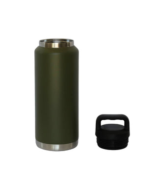 Creative Gifts International - Stainless Steel Twist-Off Cap Water Bottle