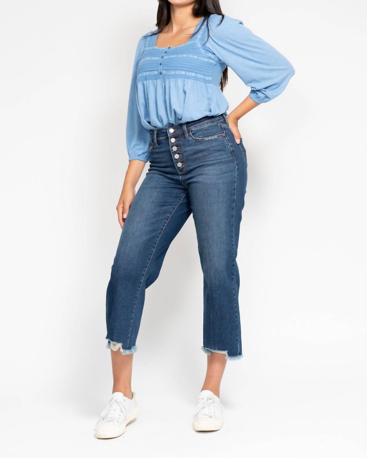 Judy Blue - High Waist Button Fly Jeans