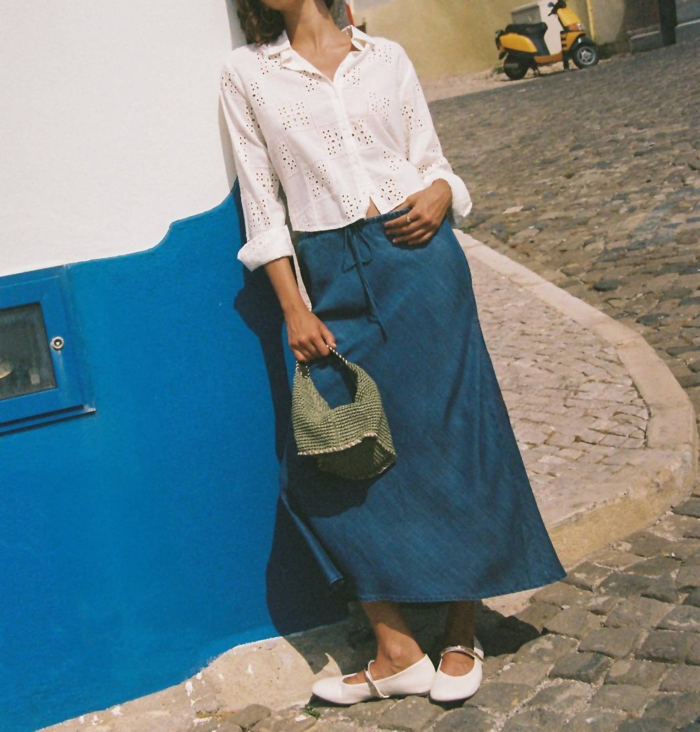 Bella Dahl - Bias Tie Midi Skirt