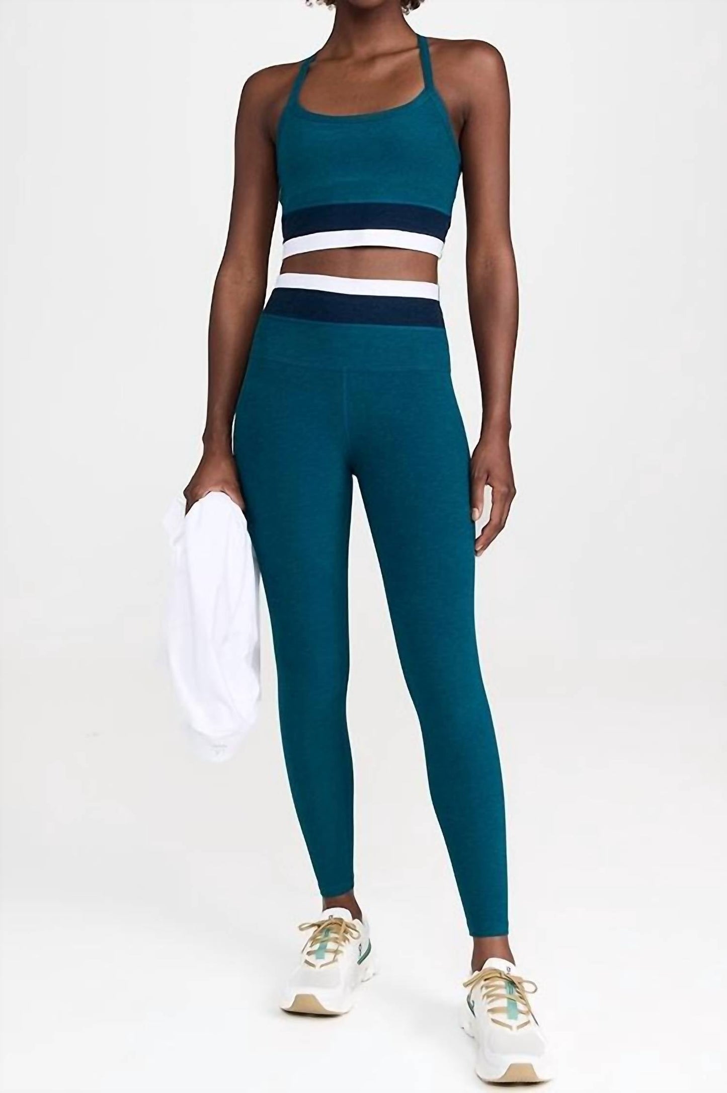 Beyond Yoga - Horizon Colorblock High Cropped Tank Top