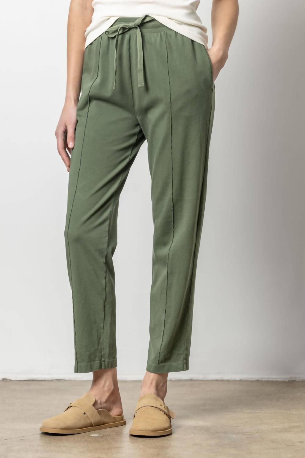 Lilla P - Front Seam Straight Leg Pants