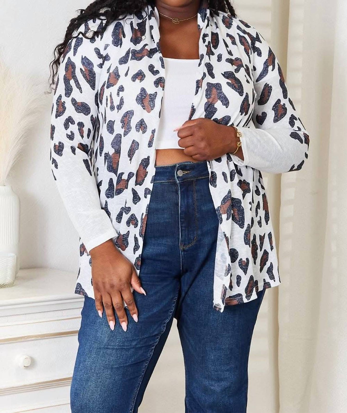 Double Take - Leopard Cardigan