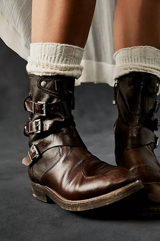 Free People - WTF Dusty Buckle Boot