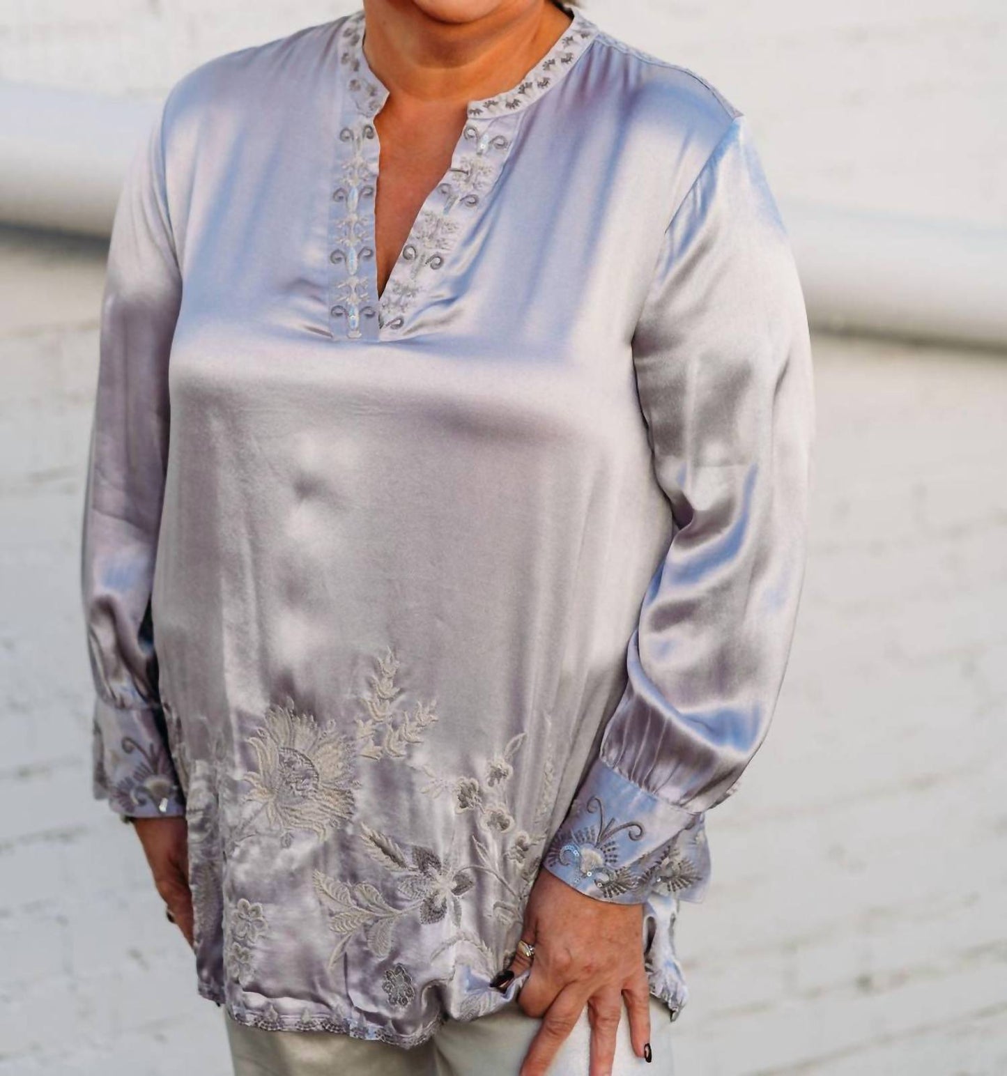 Johnny Was - Annalina Henley Voyager Tunic Top