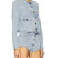 Amanda Uprichard - Long-sleeve Braswell Top