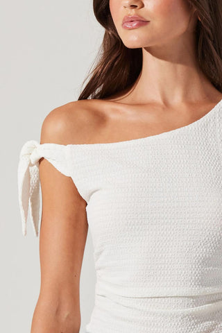 Astr - Lora Textured Off Shoulder Top