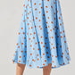 Astr - Janie Polka Dot Midi Skirt