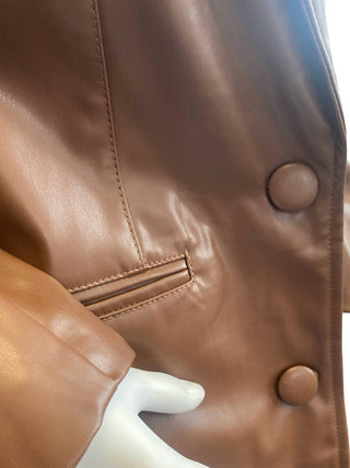 Hyfve - Faux Leather Blazer