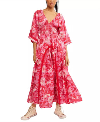 Free People - Printed Waist Maxi Dress