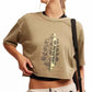 Free People - Inspire Logo Crewneck Tee