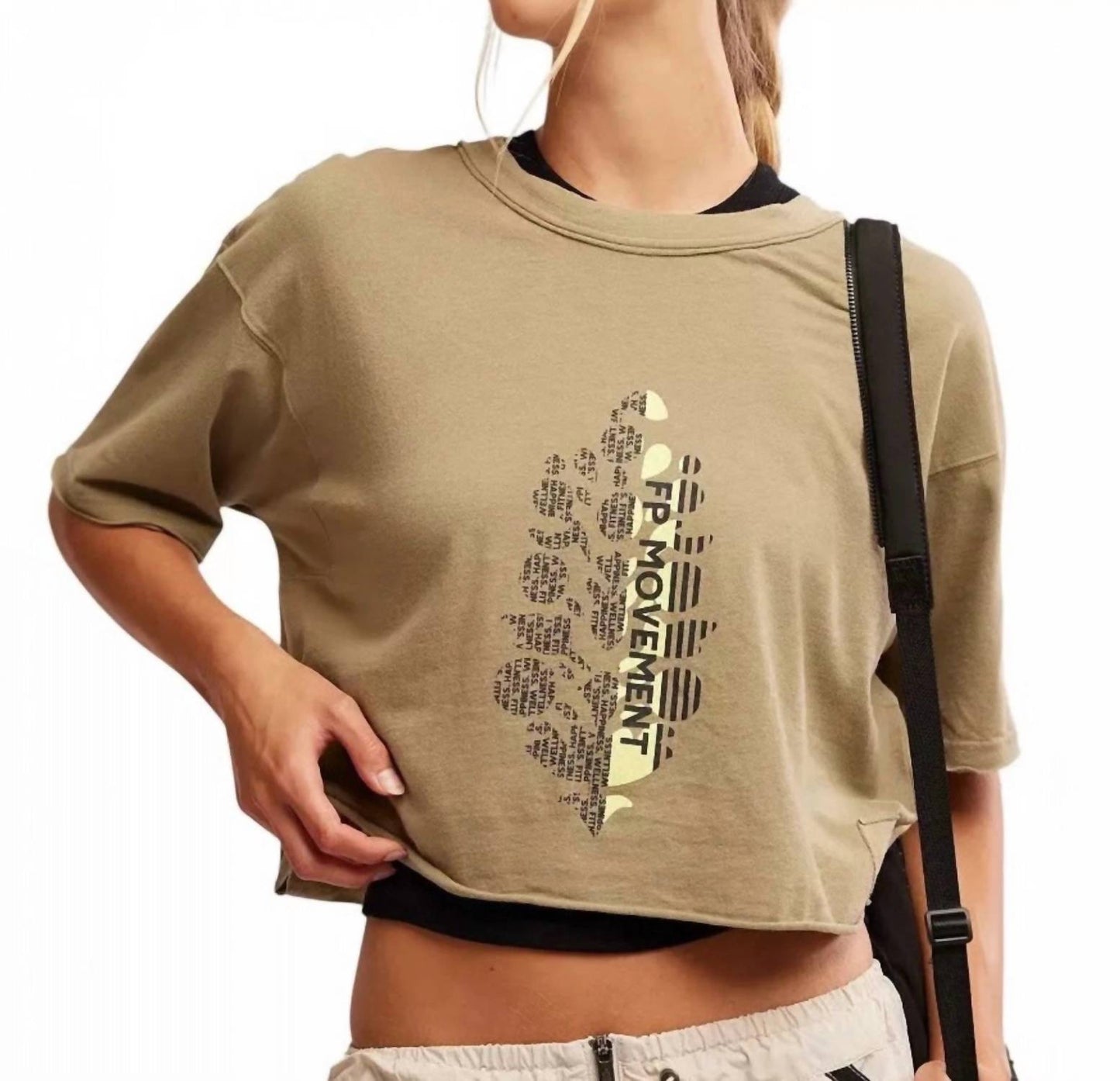 Free People - Inspire Logo Crewneck Tee