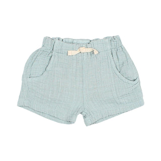 Búho - Boy's Almond Muslin Shorts
