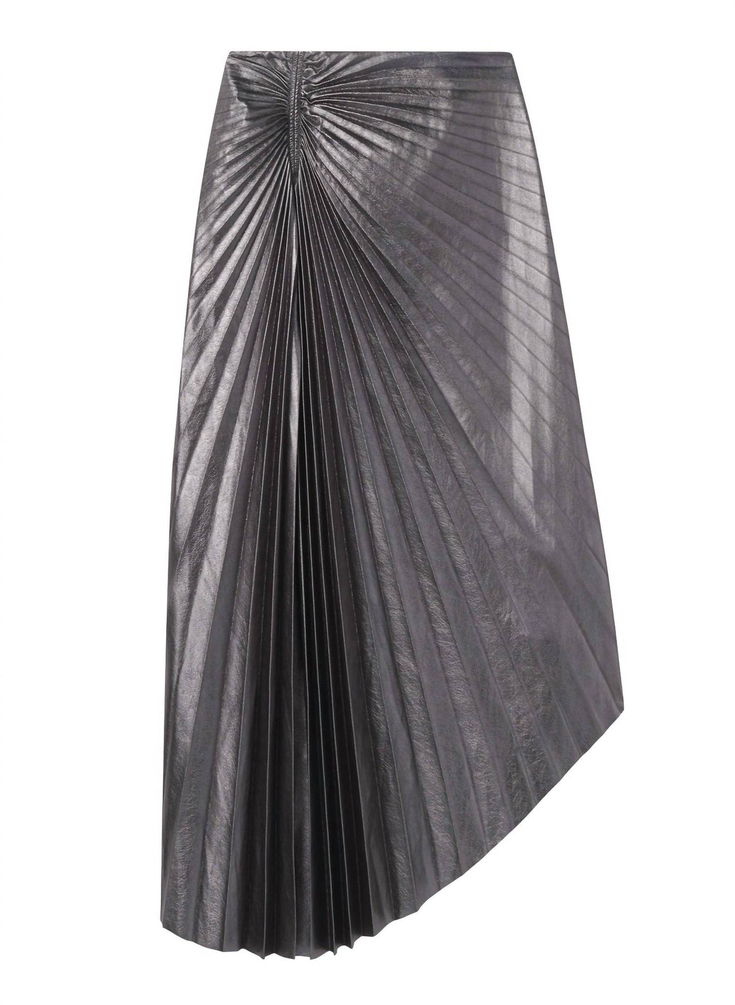 A.L.C. - Tracy Metallic Vegan Leather Skirt