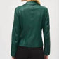 Joseph Ribkoff - Foiled Knit Moto Jacket