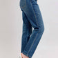 Judy Blue - High Waisted Rigid Magic Non-destroy Straight Jeans